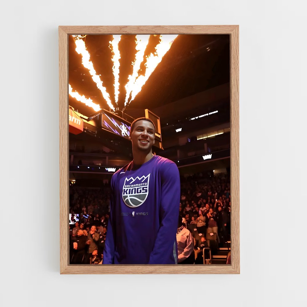 Poster Sacramento kings – affiche Basketball (vue 4)